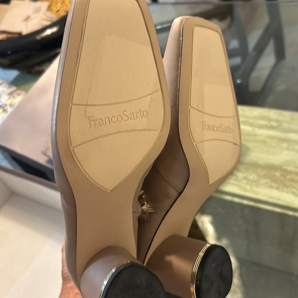 Franco Sarto Over Knee Nude Thigh high Boots Taupe US 8 - Picture 8 of 13